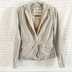 Anthropologie Cartonnier sunglow striped blazer 2